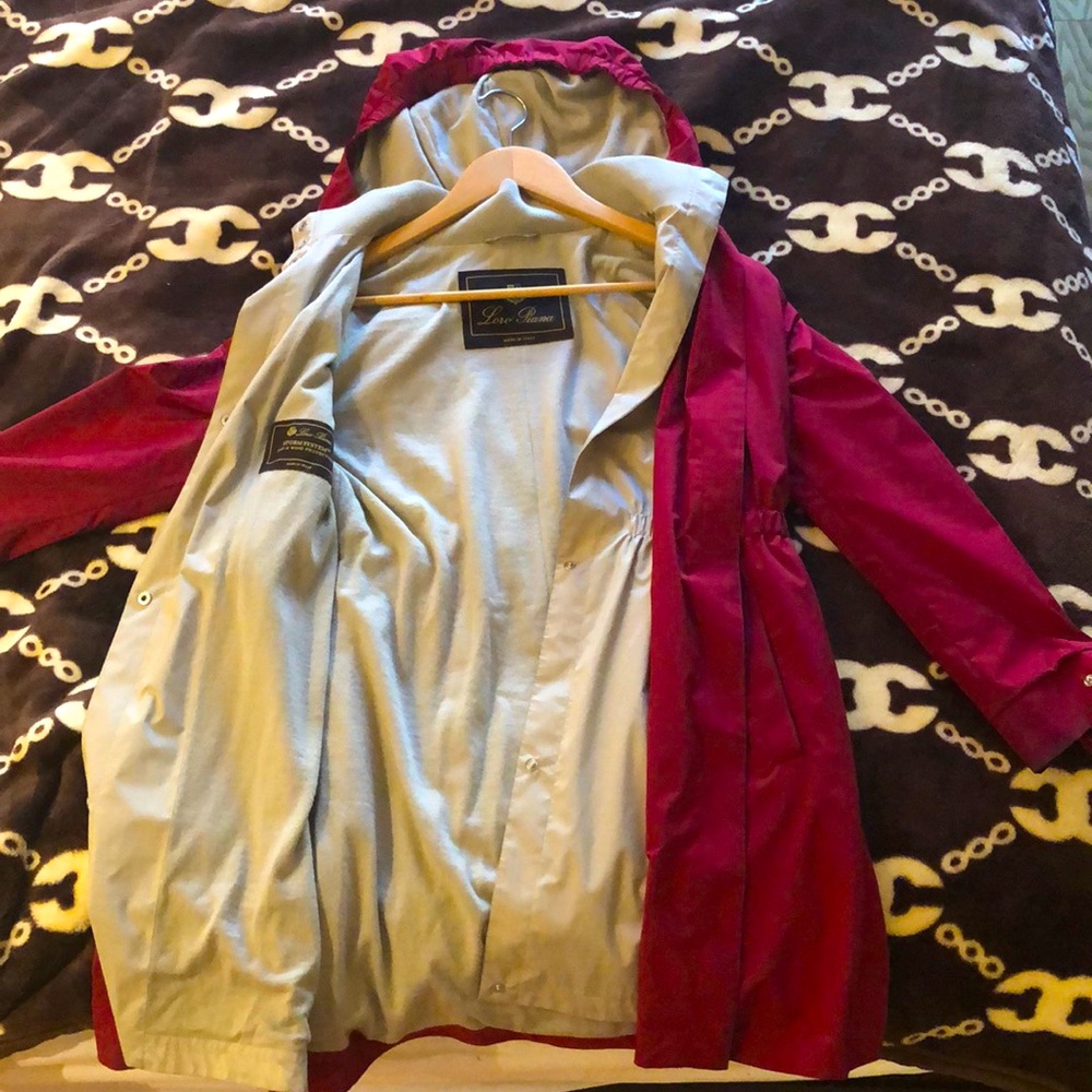 A jacket for a 10 year old girl in burgundy color